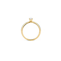 Blush BLUSH 14k. geelgouden ring 1132YZI, ronde scheen, met zirconia 3.5mm in 4-poots chaton