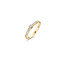 BLUSH BLUSH 14krt. geelgouden ring met 2.5mm zirconia en band pavé zirconia's 1145BZI/52