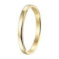 Collectie Milikan 14 karaat geelgouden aanschuifring, 2 mm, glad maat 17 1048117.
