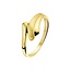 Collectie Milikan 14 karaat geelgouden ring, fantasie, mat/glans 1046710.