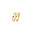 Blush BLUSH 14krt. geelgouden klapcreolen, smal ovaal 7223YGO