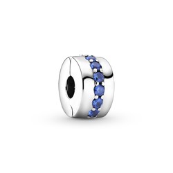 PANDORA Clip Blue Crystal 791972C01