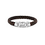 Buddha to Buddha BUDDHA TO BUDDHA 126BR Mangky Small Leather Bracelet Brown