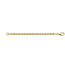 Fjory Fjory armband jasseron 19 cm 40-J0419, 14 karaat geelgoud 4 mm rond met massief zilveren kern