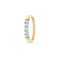 by R&C R&C Lifetime Collection Alliance Carole ring RIN1707-005Gw/p, bicolor 5x0.07ct P/W maat 59