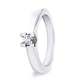 by R&C R&C Lifetime Collection Solitairs Roman ring RIN0012SWG, witgoud 0.06ct SI/R maat 54