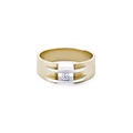 by R&C R&C Legacy Collection Zoe ring RIN0053S, bicolor 0.05ct SI/R maat 54