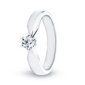 by R&C R&C Lifetime Collection Solitairs Elise RIN0083LW, witgoud 0.19ct P/W maat 53
