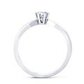 by R&C R&C Lifetime Collection Solitairs Elise RIN0083LW, witgoud 0.19ct P/W maat 53