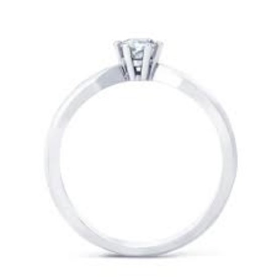 by R&C R&C Lifetime Collection Solitairs Elise RIN0083LW, witgoud 0.19ct P/W maat 53