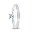 by R&C R&C Lifetime Collection Solitairs Lila RIN0084SWG, witgoud 0.04ct SI/R maat 54