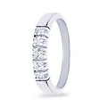 by R&C R&C Lifetime Collection Alliance Cato ring RIN1001-5WG, witgoud 5x 0.01ct P/W maat 52