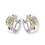 Collectie Milikan Huiscollectie 1042162 klapcreolen zilver met 14krt geelgoud