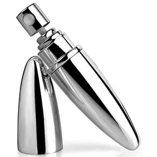 Zilverstad kinderbestek en spaarpotten Zilverstad 6815600 Verzilverde parfumstuiver ovaal 6cm