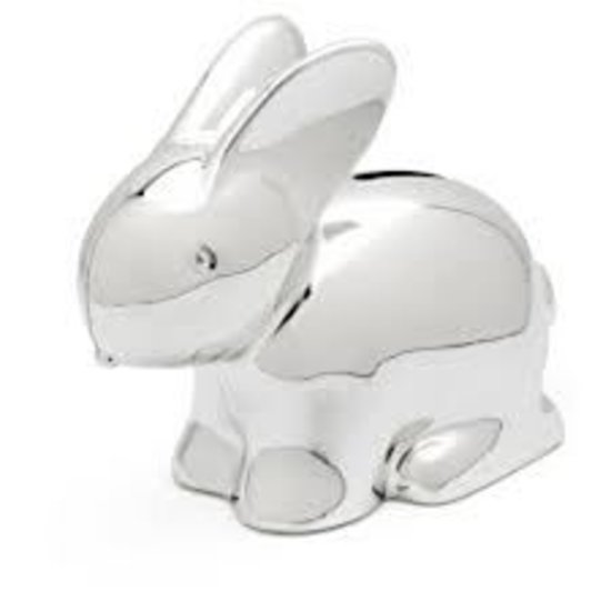 Zilverstad kinderbestek en spaarpotten Spaarpot Konijn 8109261 , verzilverd, gelakt