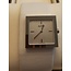Alfex 5604.138 Horloge Staal/wit leer