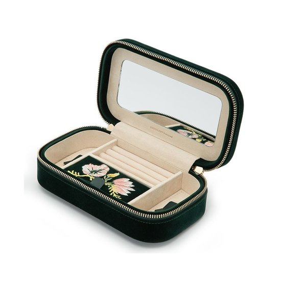 Wolf 1834 Wolf 1834 Zoe Travel Case  Forest Green 393312