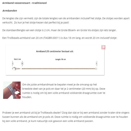 Trollbeads TROLLBEADS TAGBR-000 Vossenstaart armband