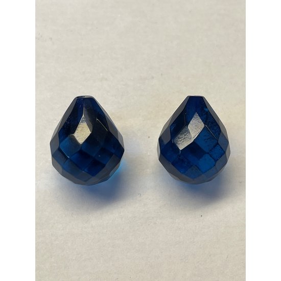 Collectie Milikan Huiscollectie Edelstenen Barnsteen blauw  15x13mm 1046121