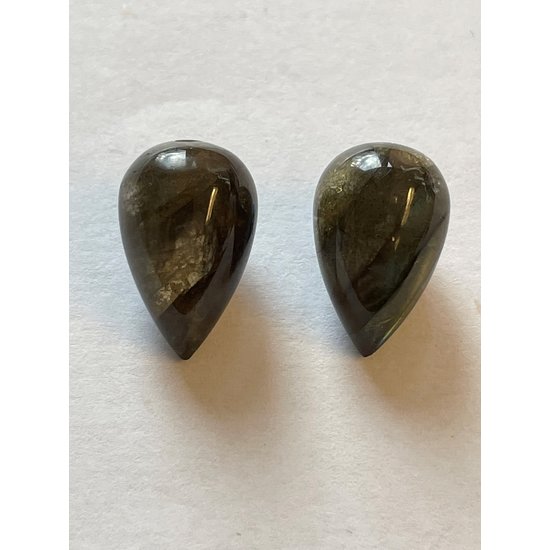 Collectie Milikan Huiscollectie Edelstenen Labradoriet Pendel 15x10mm 1049227