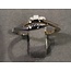 by R&C R&C bicolor ring met 0,02ct W/1eP maat 54. RIN0128S
