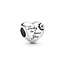 Pandora PANDORA 799364C00 Mum, Clover and Heart sterling silver charm