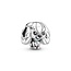 PANDORA PANDORA Disney Lady 799386C01 sterling silver charm with black and blue enamel.