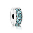 Pandora PANDORA Clip teal pavé 791817MCZ