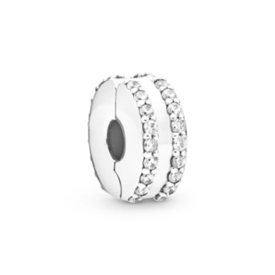 Pandora PANDORA Clip  clear zirconia and silicon grip 798422C01