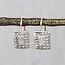 Jéh Jewels Jéh Jewels Oorhangers zilver oxy + goldfilled haak 20349