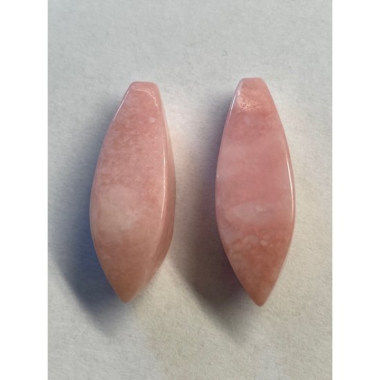 Collectie Milikan Huiscollectie Edelstenen Roze opaal 1051017 "Four Seasons" 30x10 mm