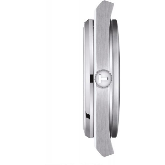 Tissot TISSOT PRX T137.410.11.041.00 | 40mm staal/staal, quartz, blauwe wijzerplaat, datum, 10ATM