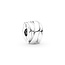 PANDORA PANDORA 799502C00 Ribbon silver clip, Pandora Linten Clip Bedel