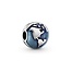 PANDORA PANDORA Clip Globe 799429C01 Blauwe Wereldbol Clip Bedel