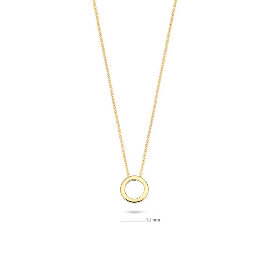 Blush BLUSH 14krt. Geelgouden collier 3083YGO, open rondje