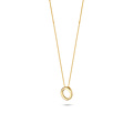 Blush BLUSH 14krt. Geelgouden collier 3083YGO, open rondje