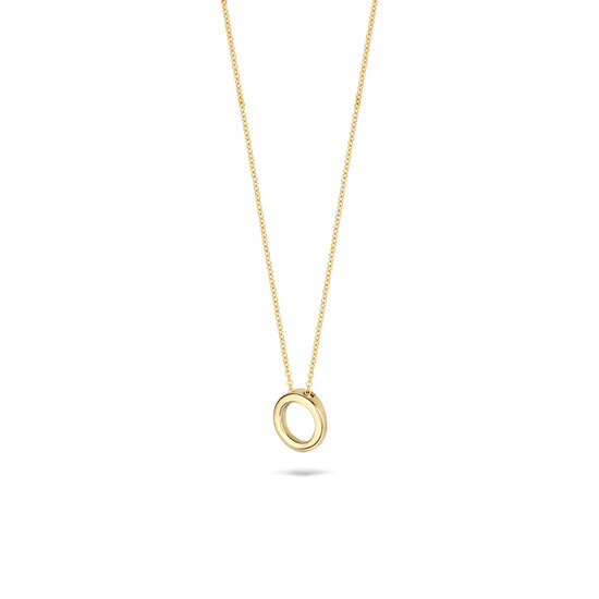 Blush BLUSH 14krt. Geelgouden collier 3083YGO, open rondje