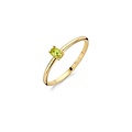 Blush BLUSH 14krt geelgouden ring met groene peridot 1204YGP (UITLOPEND)