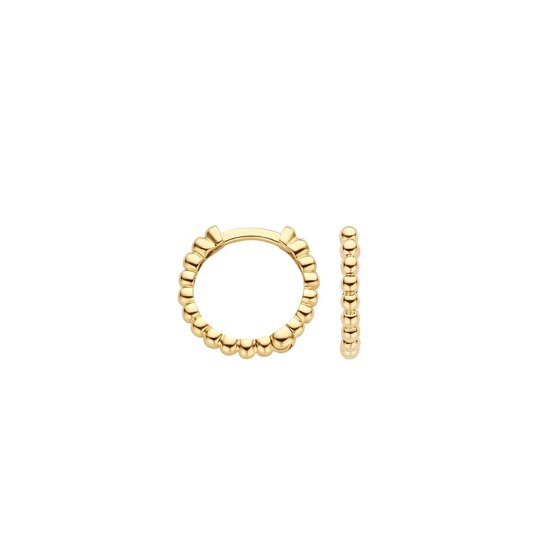 Blush  BLUSH 14krt geelgouden creolen 7264YGO, pareldraad