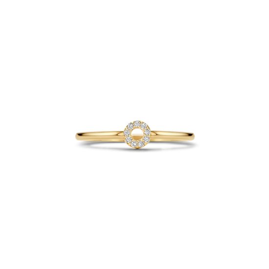 Blush BLUSH 14krt Geelouden ring met zirconia 1217YZI