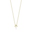 Blush BLUSH 14krt Geelgouden collier met 3 staafjes, 1 met zirconia's, 3122YZI