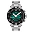 Tissot TISSOT SEASTAR  T1204171109101 Heren Chronograaf, staal/staal, quartz, zwart/groene wijzerplaat, saffier glas, 30ATM