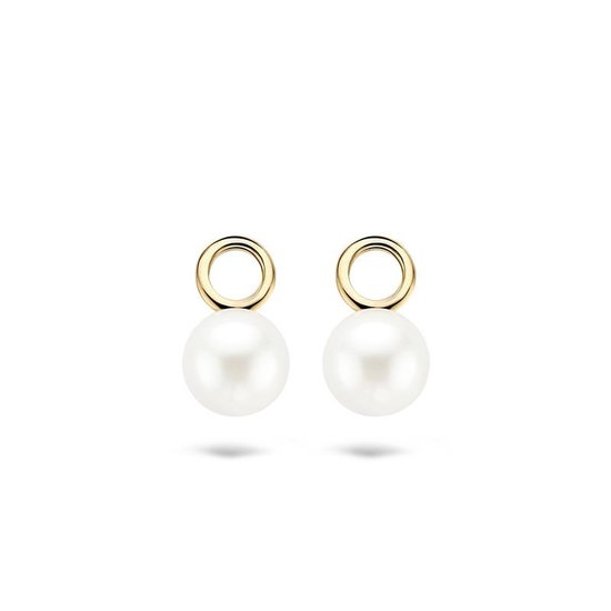 Blush BLUSH 14krt. Geelgouden oorbedels parel 9023YPW