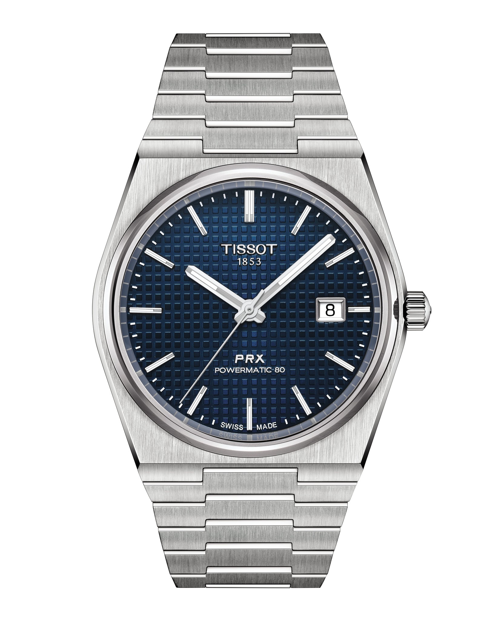 Tissot | Traditie | Roestvrijstalen Damesarmband | Blauwe Wijzerplaat |  T0632091104800 - First Class Watches™ BEL