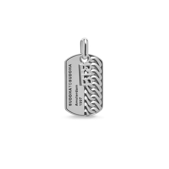 Buddha to Buddha BUDDHA TO BUDDHA 669 one Chain Army Tag Pendant Silver