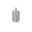 Buddha to Buddha BUDDHA TO BUDDHA 669 one Chain Army Tag Pendant Silver