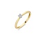 Blush Diamonds BLUSH Diamonds14krt bicolor ring, solitair met 0.10crt H/SI, maat 54