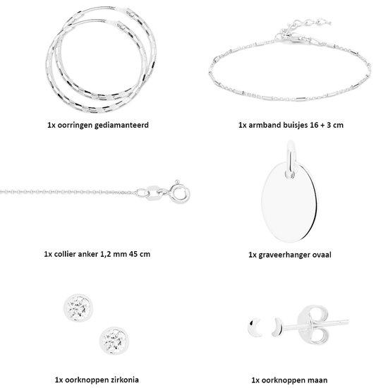 Collectie Milikan Milikan Juwelier giftset  zilver divers 1052143