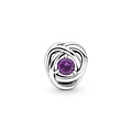 Pandora PANDORA Februari Geboortesteen Paarse Oneindige Cirkel Bedel 790065C02
