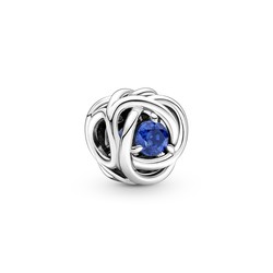 PANDORA September Geboortesteen Blauwe Oneindige Cirkel Bedel 790065C07